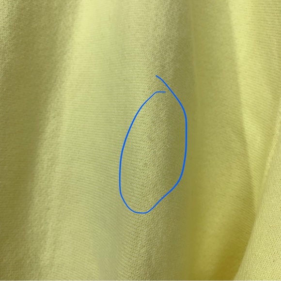 Champion Reverse Weave Lemon Yellow Thick Cropped Hoodie New Nwt Size Small - Picture 10 of 16